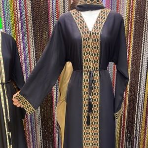 Dubai High Quality Open Abaya/Kimono/Kaftan Muslim Womens Long Maxi Dress NWT
